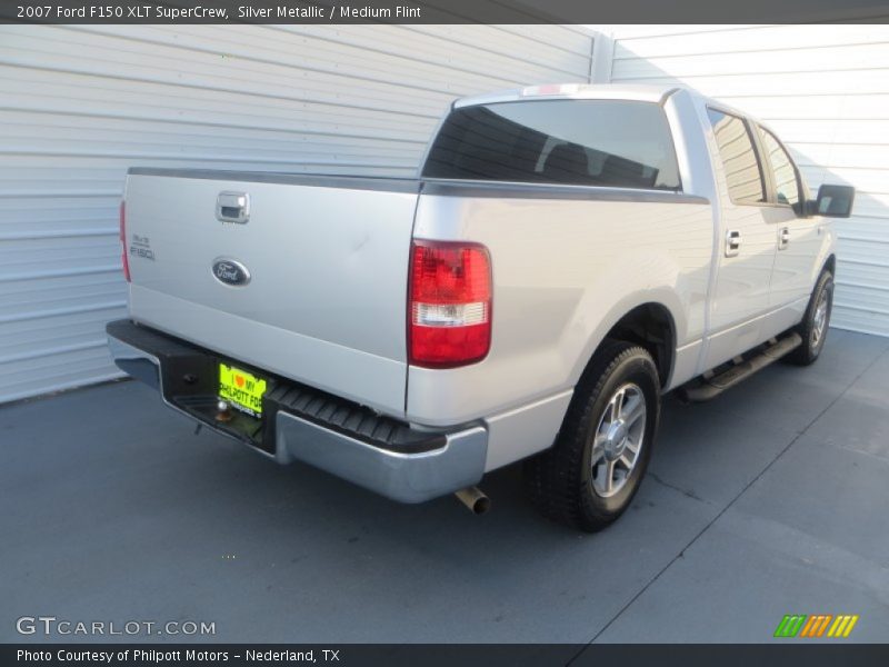 Silver Metallic / Medium Flint 2007 Ford F150 XLT SuperCrew