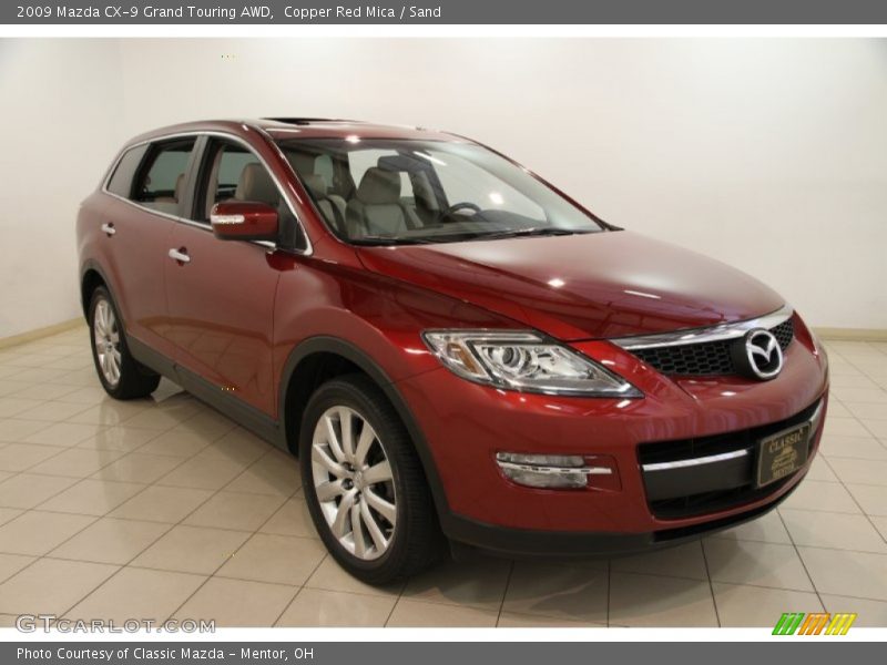 Copper Red Mica / Sand 2009 Mazda CX-9 Grand Touring AWD
