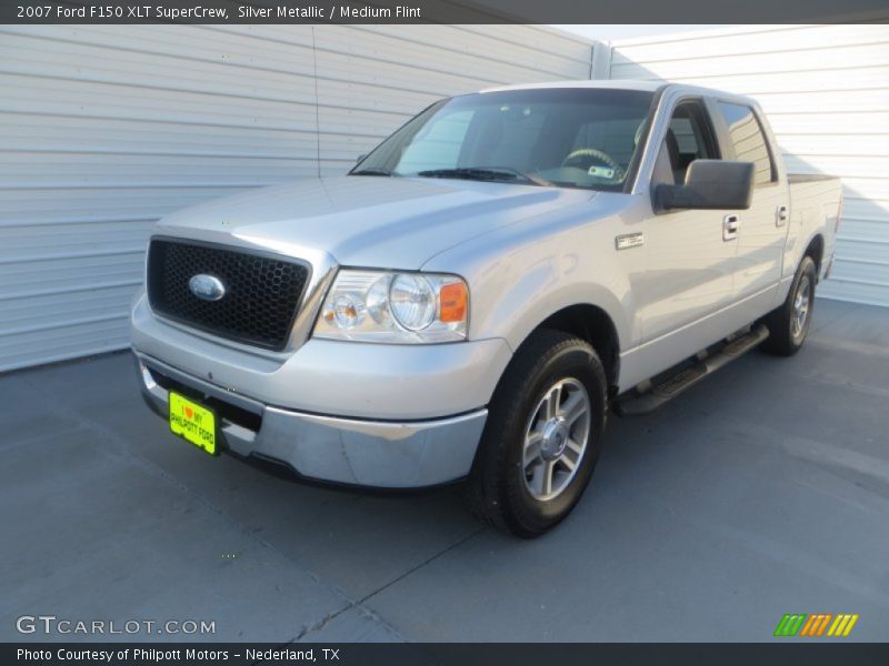 Silver Metallic / Medium Flint 2007 Ford F150 XLT SuperCrew