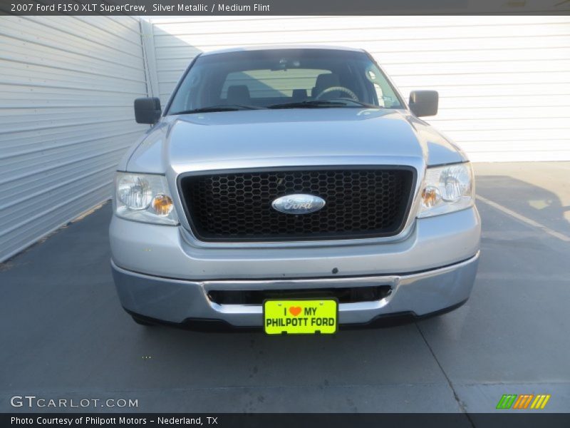 Silver Metallic / Medium Flint 2007 Ford F150 XLT SuperCrew