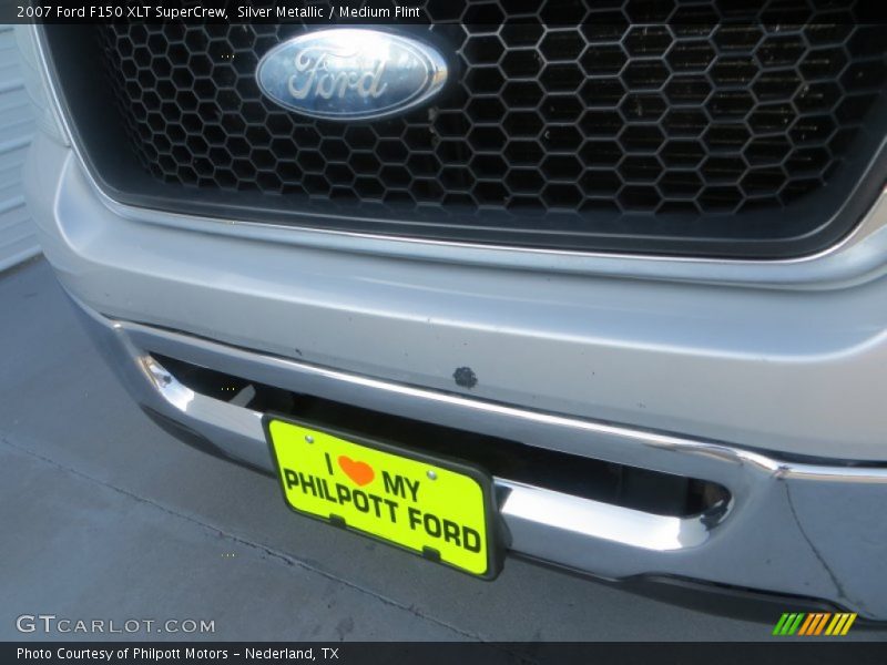 Silver Metallic / Medium Flint 2007 Ford F150 XLT SuperCrew