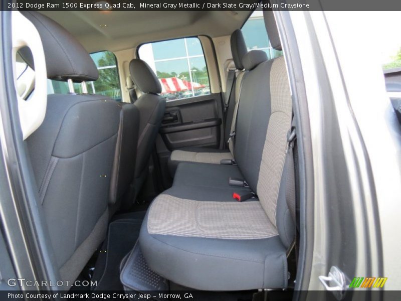 Rear Seat of 2012 Ram 1500 Express Quad Cab