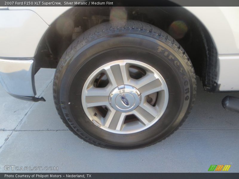 Silver Metallic / Medium Flint 2007 Ford F150 XLT SuperCrew