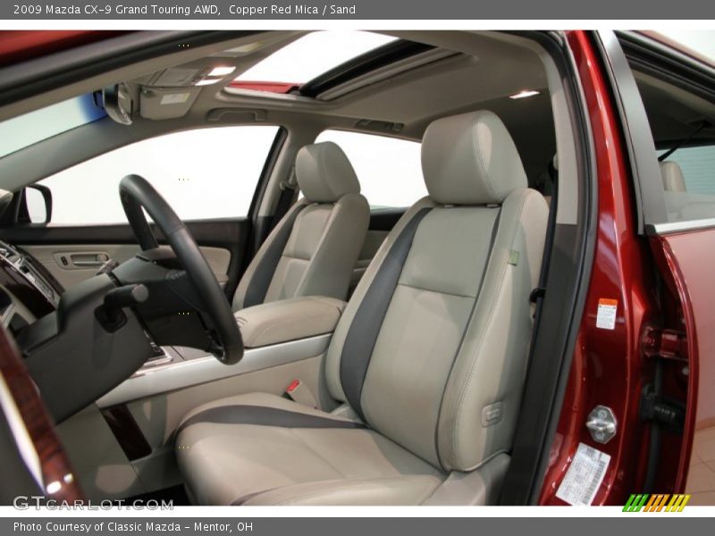 Copper Red Mica / Sand 2009 Mazda CX-9 Grand Touring AWD