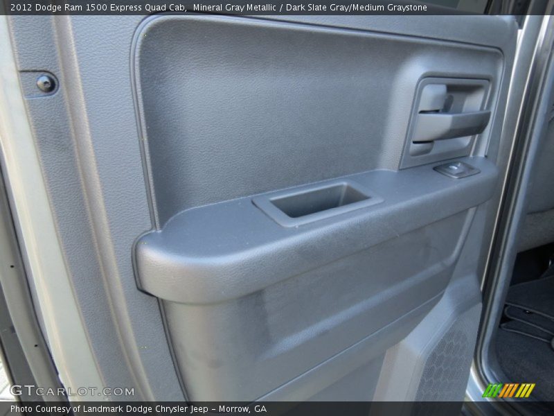 Mineral Gray Metallic / Dark Slate Gray/Medium Graystone 2012 Dodge Ram 1500 Express Quad Cab