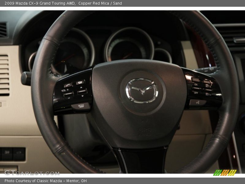 Copper Red Mica / Sand 2009 Mazda CX-9 Grand Touring AWD
