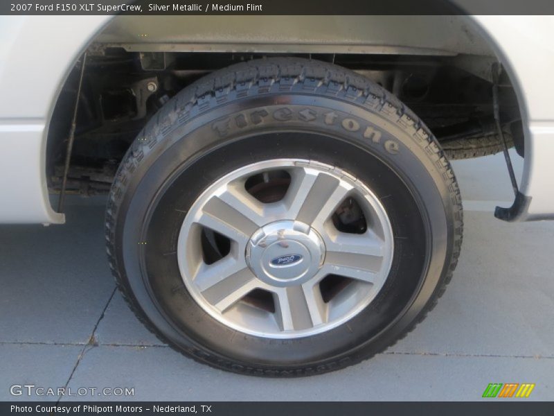 Silver Metallic / Medium Flint 2007 Ford F150 XLT SuperCrew