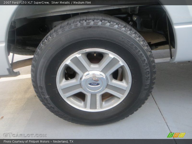 Silver Metallic / Medium Flint 2007 Ford F150 XLT SuperCrew