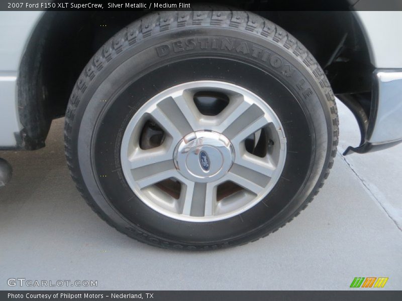 Silver Metallic / Medium Flint 2007 Ford F150 XLT SuperCrew