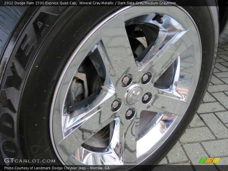 Mineral Gray Metallic / Dark Slate Gray/Medium Graystone 2012 Dodge Ram 1500 Express Quad Cab