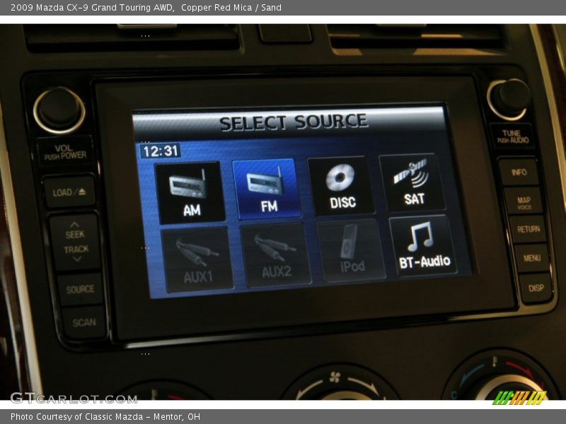 Copper Red Mica / Sand 2009 Mazda CX-9 Grand Touring AWD