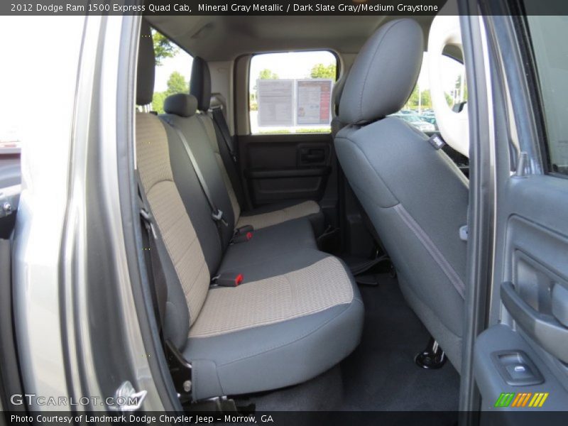 Rear Seat of 2012 Ram 1500 Express Quad Cab