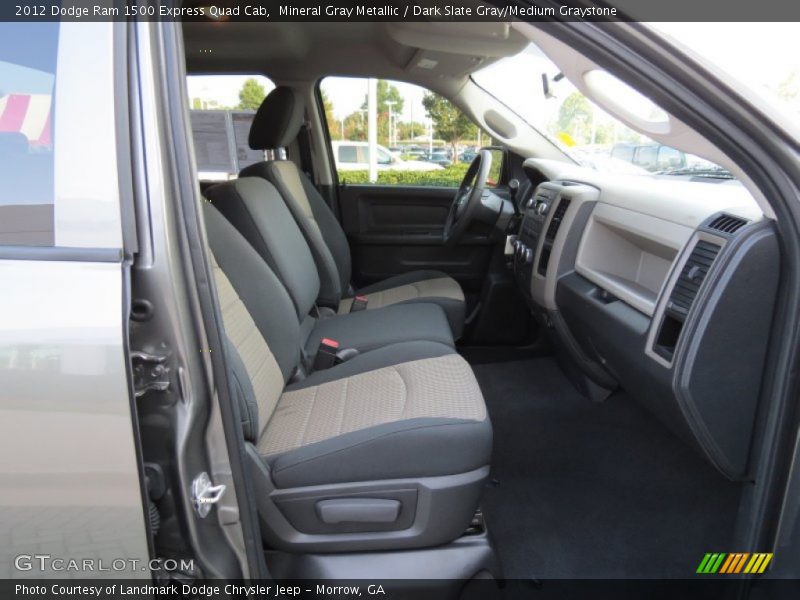 Front Seat of 2012 Ram 1500 Express Quad Cab