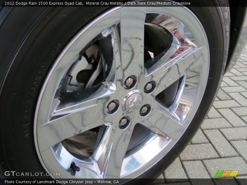 Mineral Gray Metallic / Dark Slate Gray/Medium Graystone 2012 Dodge Ram 1500 Express Quad Cab