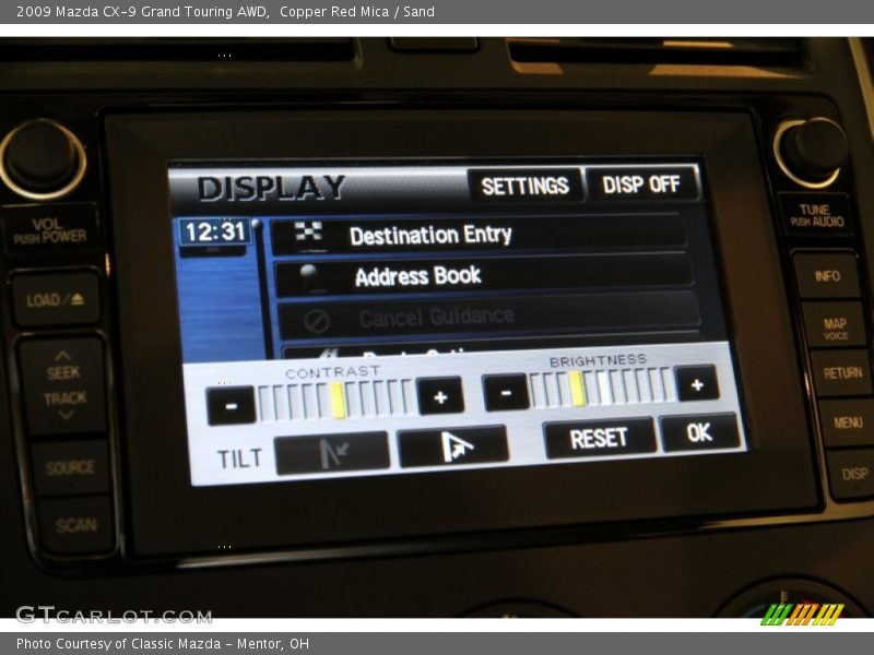 Copper Red Mica / Sand 2009 Mazda CX-9 Grand Touring AWD