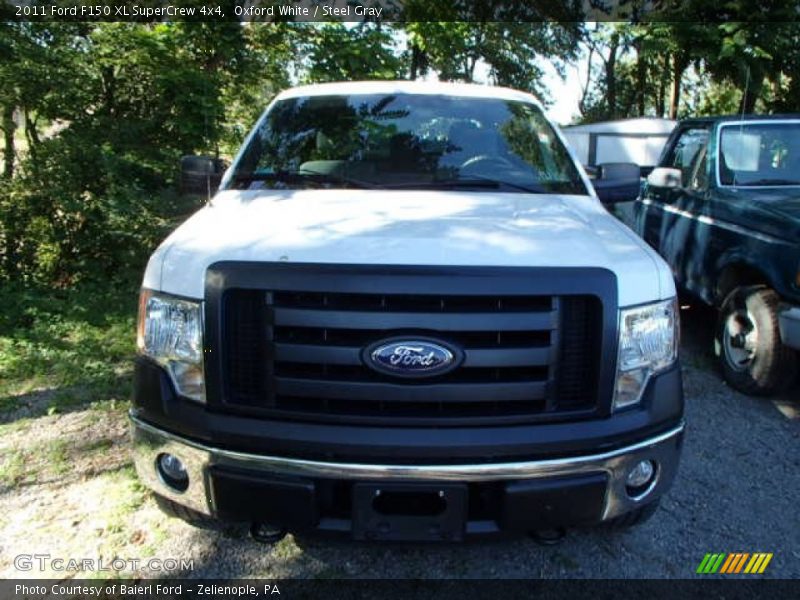 Oxford White / Steel Gray 2011 Ford F150 XL SuperCrew 4x4