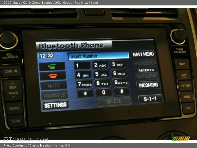 Copper Red Mica / Sand 2009 Mazda CX-9 Grand Touring AWD