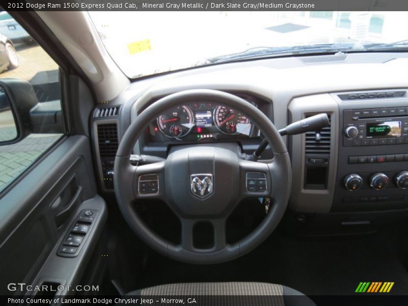Mineral Gray Metallic / Dark Slate Gray/Medium Graystone 2012 Dodge Ram 1500 Express Quad Cab