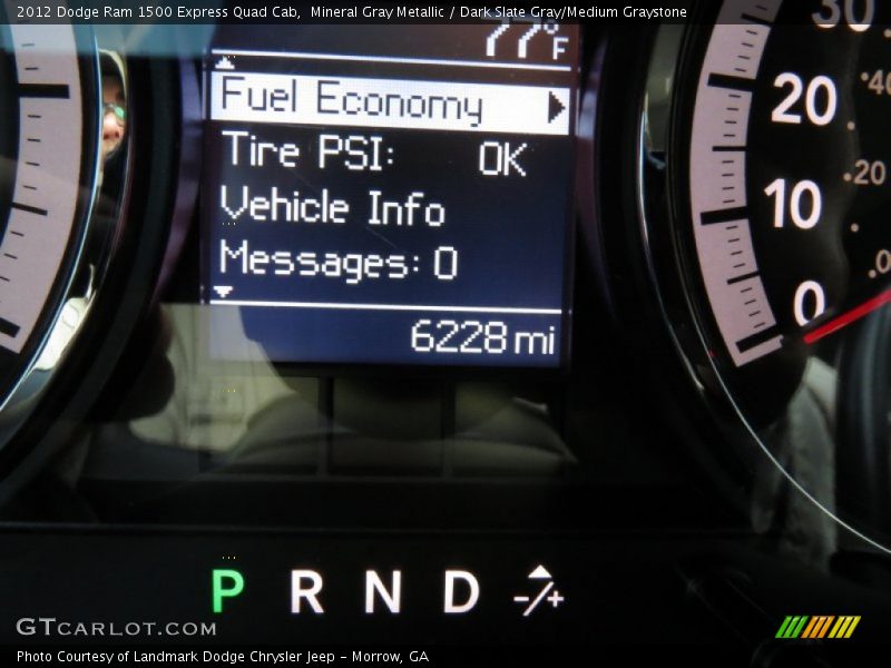 Mineral Gray Metallic / Dark Slate Gray/Medium Graystone 2012 Dodge Ram 1500 Express Quad Cab