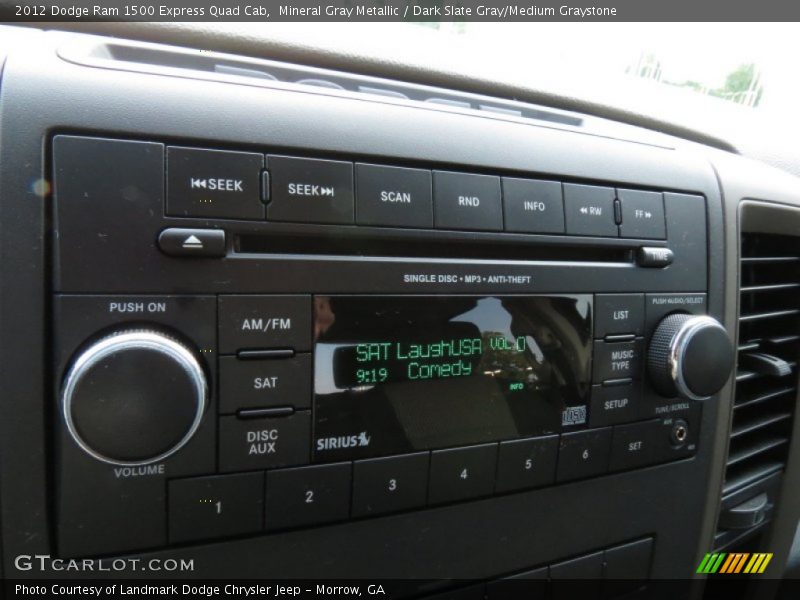 Controls of 2012 Ram 1500 Express Quad Cab