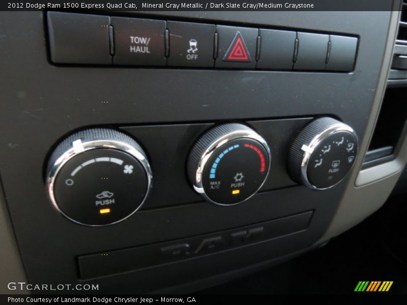 Controls of 2012 Ram 1500 Express Quad Cab