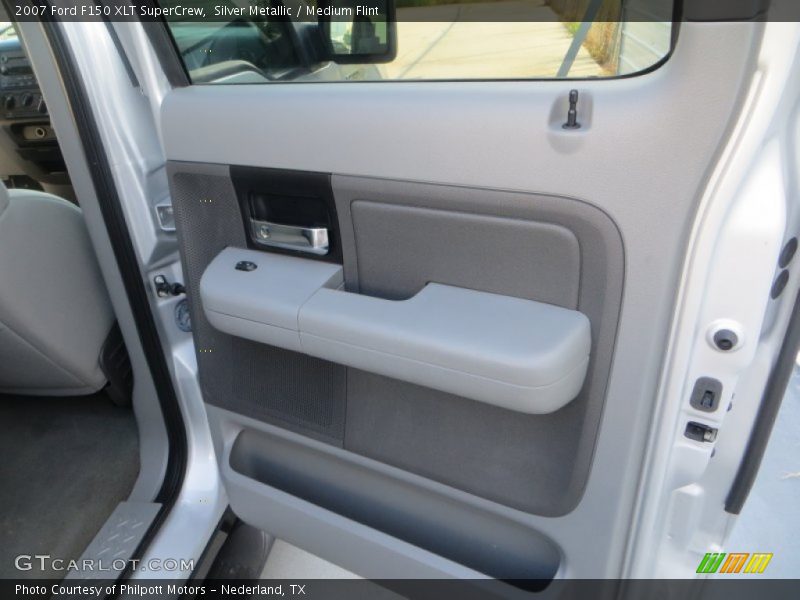 Silver Metallic / Medium Flint 2007 Ford F150 XLT SuperCrew