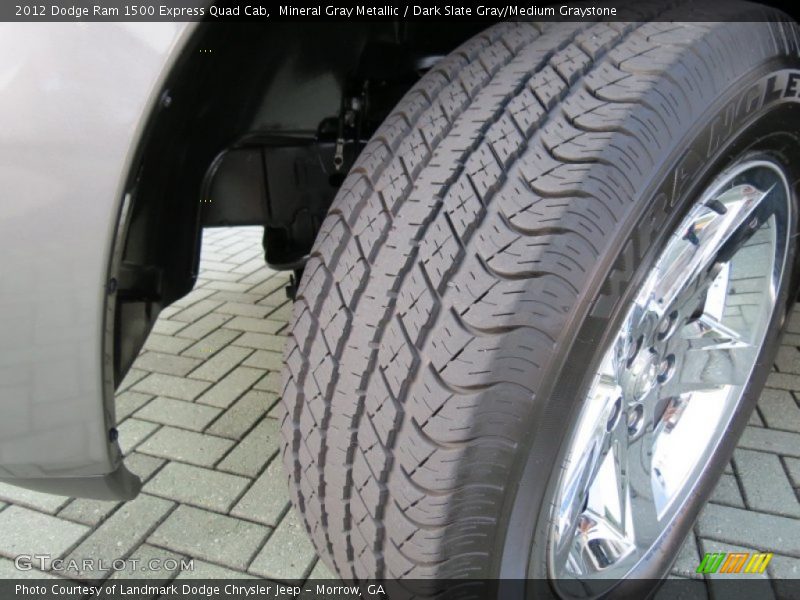 Mineral Gray Metallic / Dark Slate Gray/Medium Graystone 2012 Dodge Ram 1500 Express Quad Cab