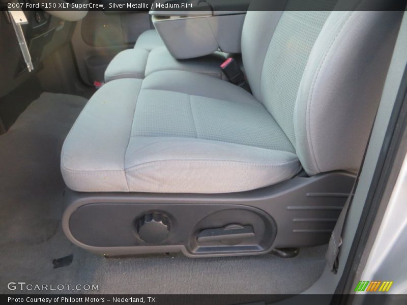 Silver Metallic / Medium Flint 2007 Ford F150 XLT SuperCrew