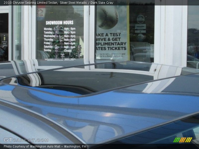 Silver Steel Metallic / Dark Slate Gray 2010 Chrysler Sebring Limited Sedan