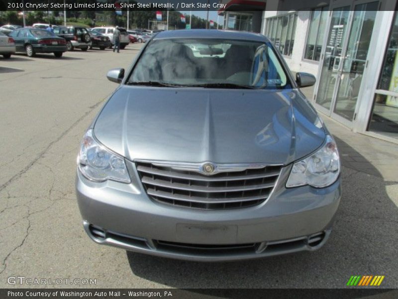 Silver Steel Metallic / Dark Slate Gray 2010 Chrysler Sebring Limited Sedan