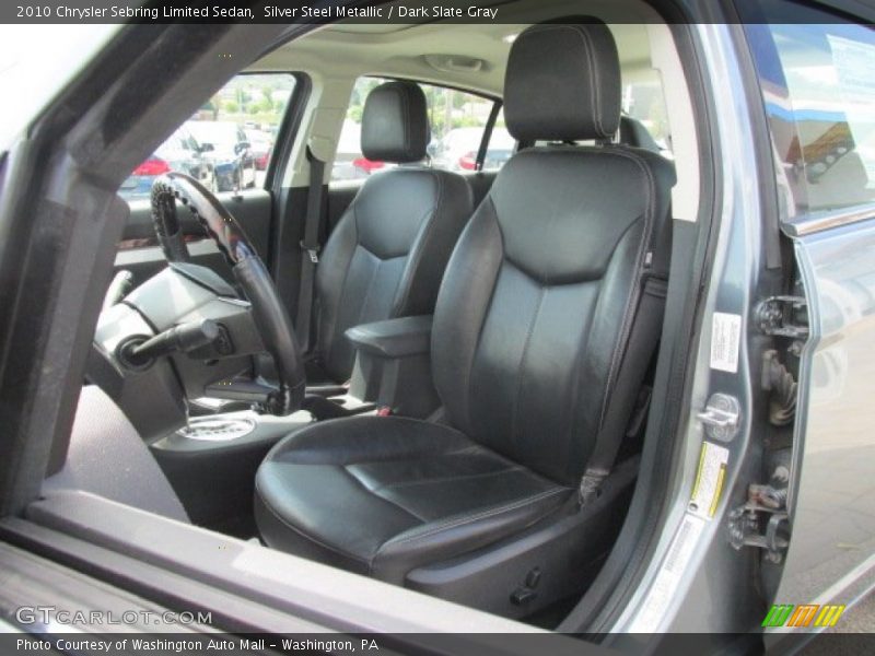 Silver Steel Metallic / Dark Slate Gray 2010 Chrysler Sebring Limited Sedan
