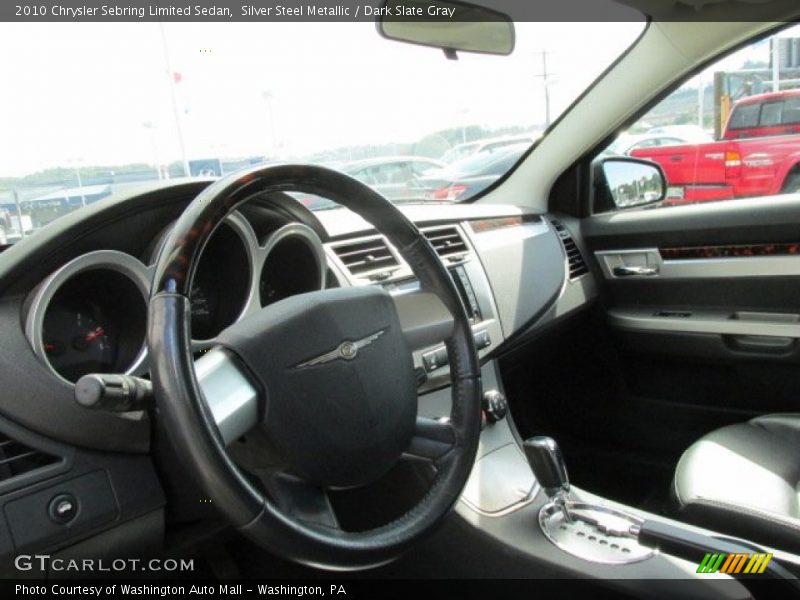 Silver Steel Metallic / Dark Slate Gray 2010 Chrysler Sebring Limited Sedan