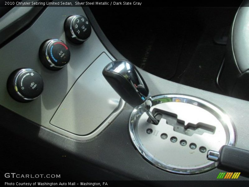 Silver Steel Metallic / Dark Slate Gray 2010 Chrysler Sebring Limited Sedan