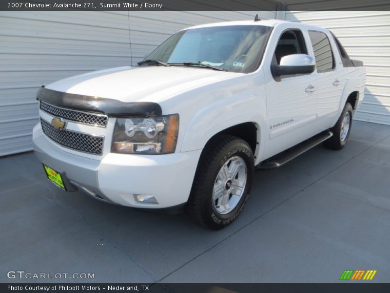 Summit White / Ebony 2007 Chevrolet Avalanche Z71