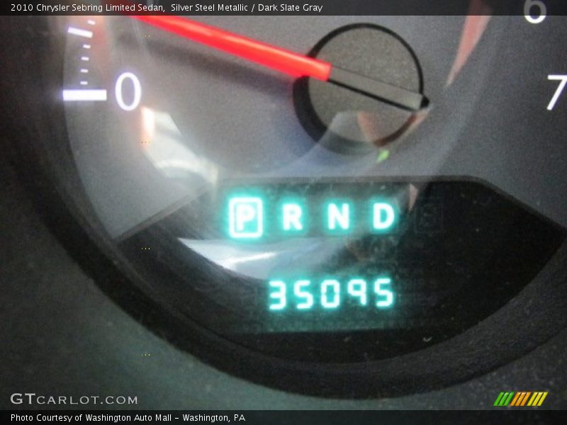 Silver Steel Metallic / Dark Slate Gray 2010 Chrysler Sebring Limited Sedan