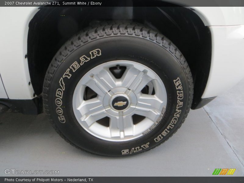 Summit White / Ebony 2007 Chevrolet Avalanche Z71