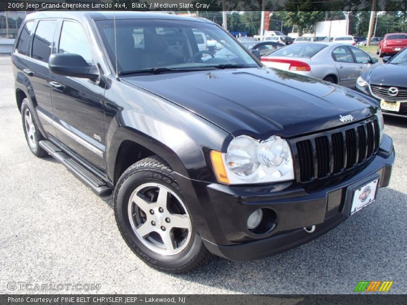 Black / Medium Slate Gray 2006 Jeep Grand Cherokee Laredo 4x4