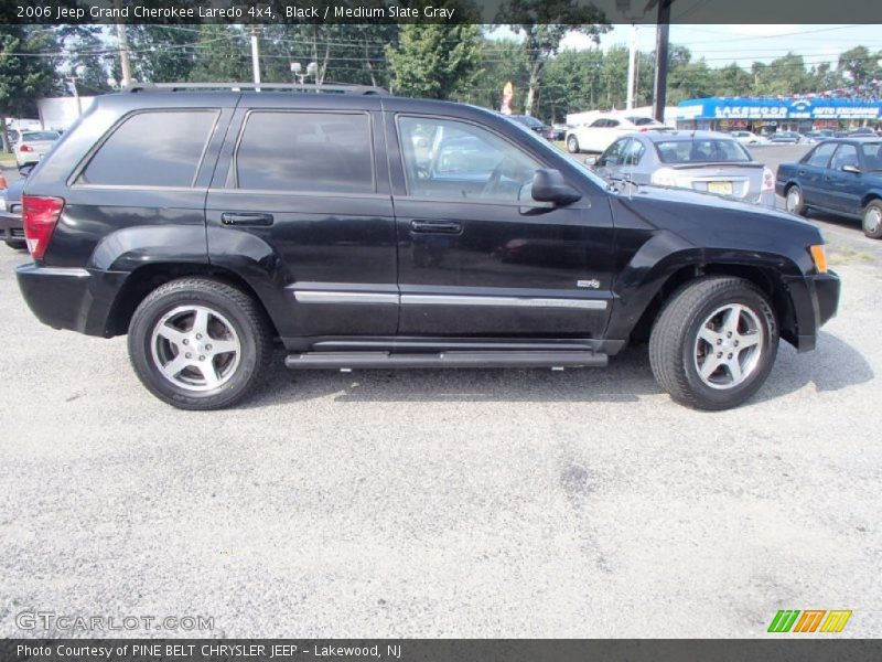 Black / Medium Slate Gray 2006 Jeep Grand Cherokee Laredo 4x4