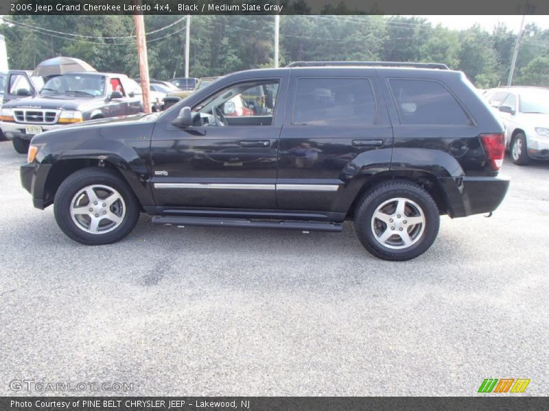 Black / Medium Slate Gray 2006 Jeep Grand Cherokee Laredo 4x4