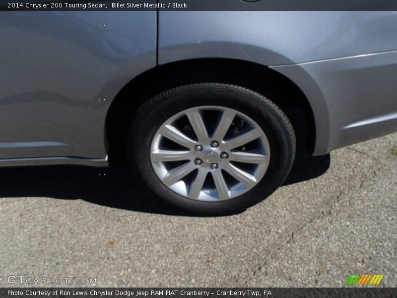 Billet Silver Metallic / Black 2014 Chrysler 200 Touring Sedan