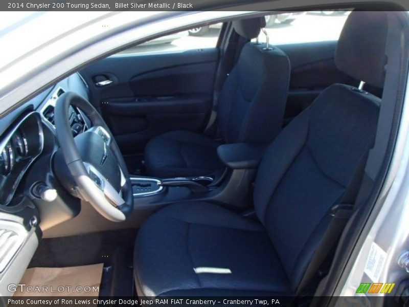 Billet Silver Metallic / Black 2014 Chrysler 200 Touring Sedan