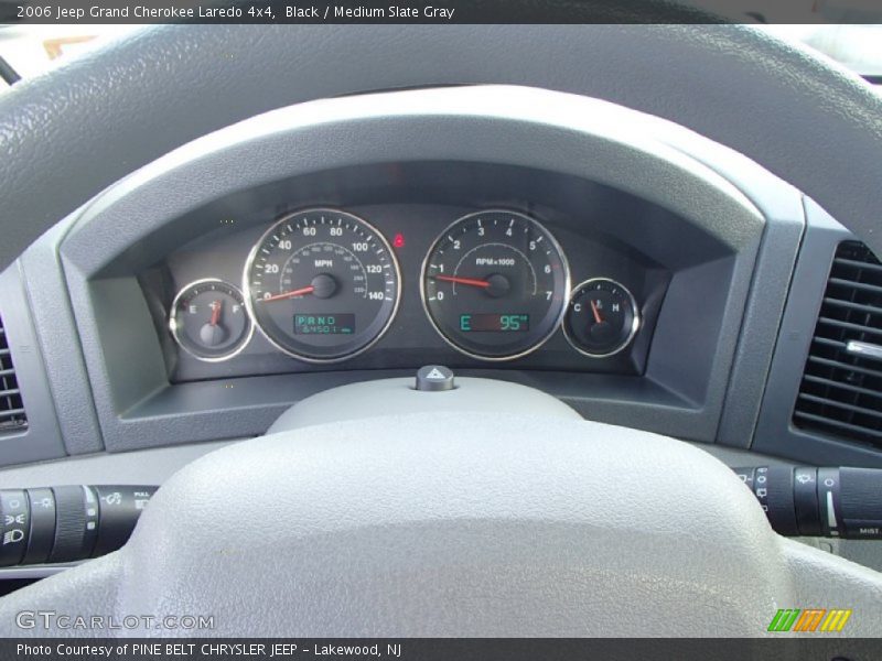 Black / Medium Slate Gray 2006 Jeep Grand Cherokee Laredo 4x4
