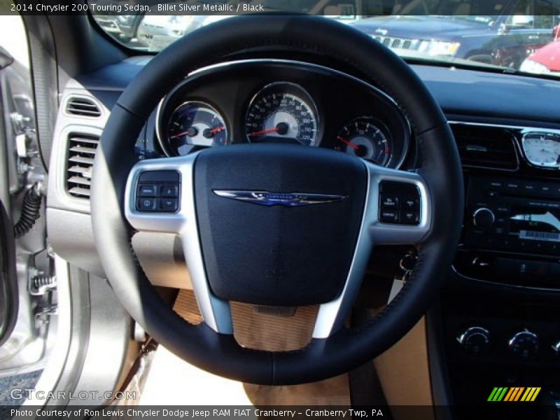 Billet Silver Metallic / Black 2014 Chrysler 200 Touring Sedan