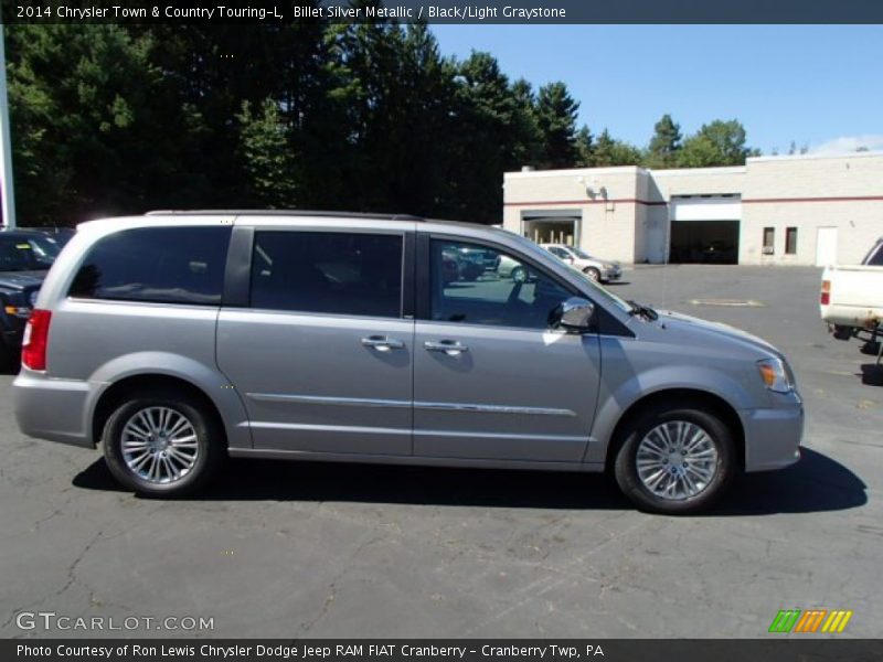 Billet Silver Metallic / Black/Light Graystone 2014 Chrysler Town & Country Touring-L