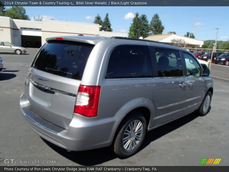 Billet Silver Metallic / Black/Light Graystone 2014 Chrysler Town & Country Touring-L