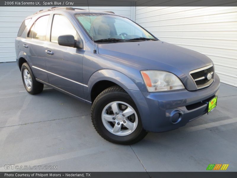 Spark Blue / Gray 2006 Kia Sorento LX