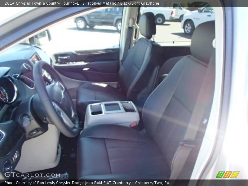 Billet Silver Metallic / Black/Light Graystone 2014 Chrysler Town & Country Touring-L