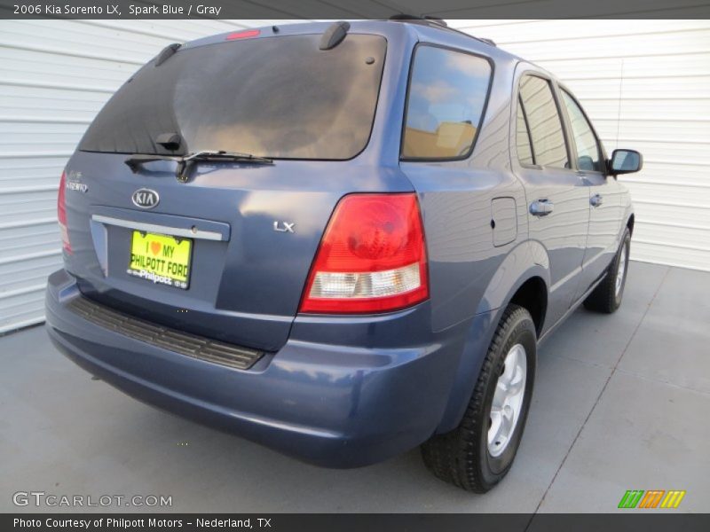 Spark Blue / Gray 2006 Kia Sorento LX