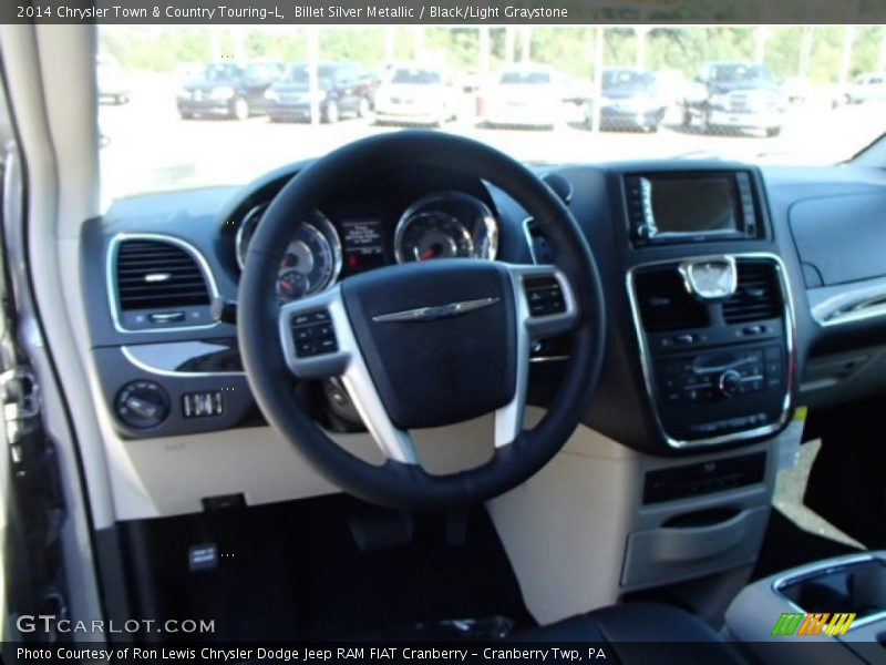 Billet Silver Metallic / Black/Light Graystone 2014 Chrysler Town & Country Touring-L