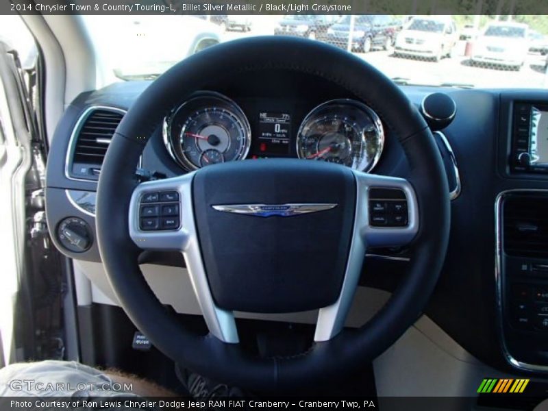 Billet Silver Metallic / Black/Light Graystone 2014 Chrysler Town & Country Touring-L